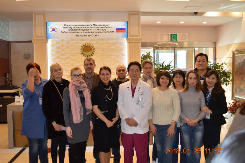 Russia Medical tour delegation visited CL hospital Attachments : 1563169096.jpg